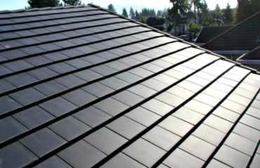 Tesla solar roof tiles