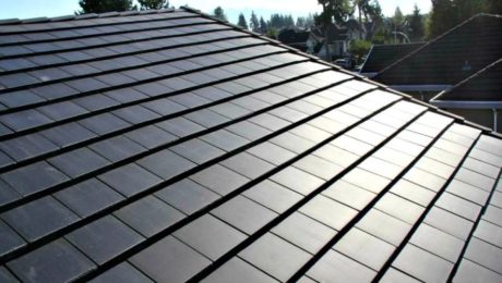 Tesla solar roof tiles