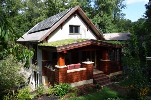 Residential solar standing seam metal roof