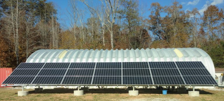 Farm ground mount solar panels Asheville, NC