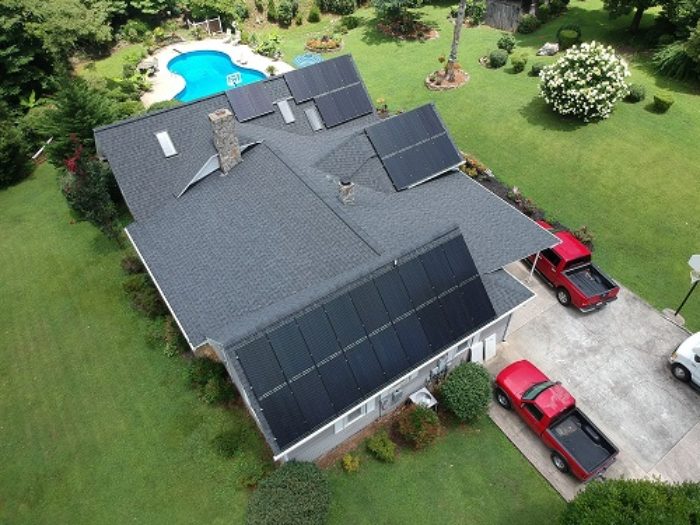 Old Fort, NC residential solar panels with battery McDowell County