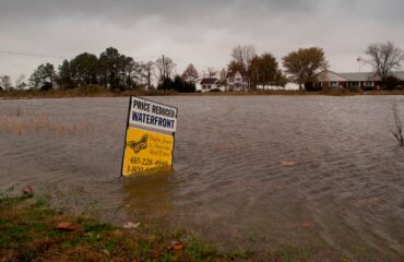 coastal flooding caused by climate change