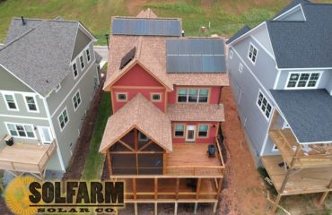 SolFarm Solar Co residential solar installation