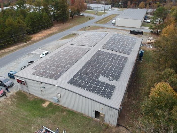 SolFarm Solar co 100kW solar energy system